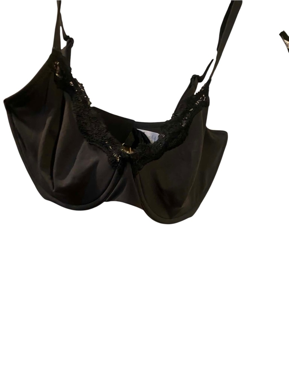 NWT Skims Fits Everybody Lace Unlined Demi Bra ONYX Size 34DDDD
